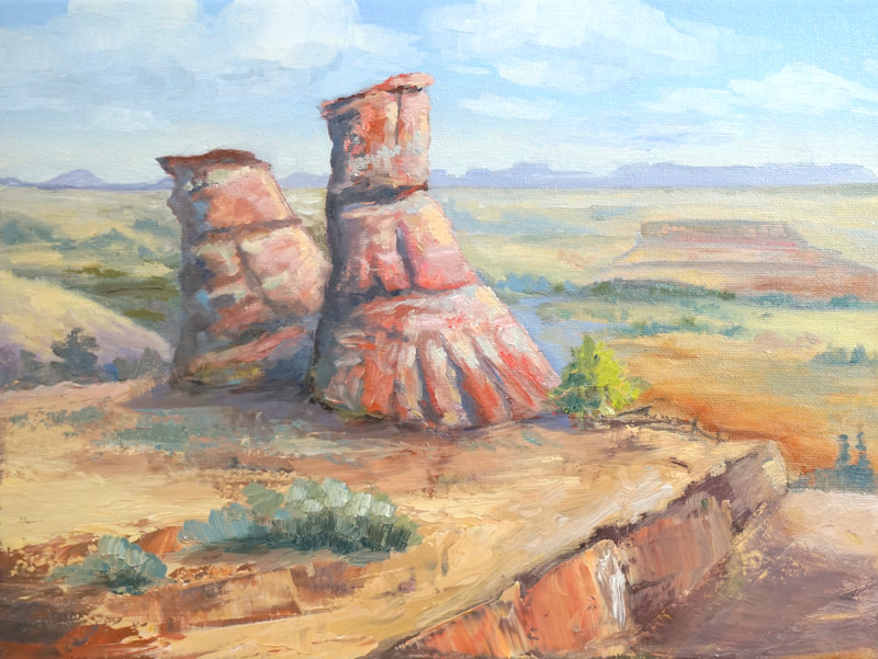 Painting of Elephant's Feet, AZ.  