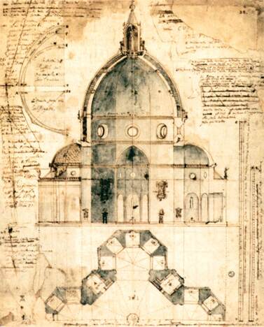 Old drawing of Cathedral