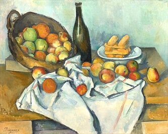 Paul Cezanne Basket of Apples Paintings 1895